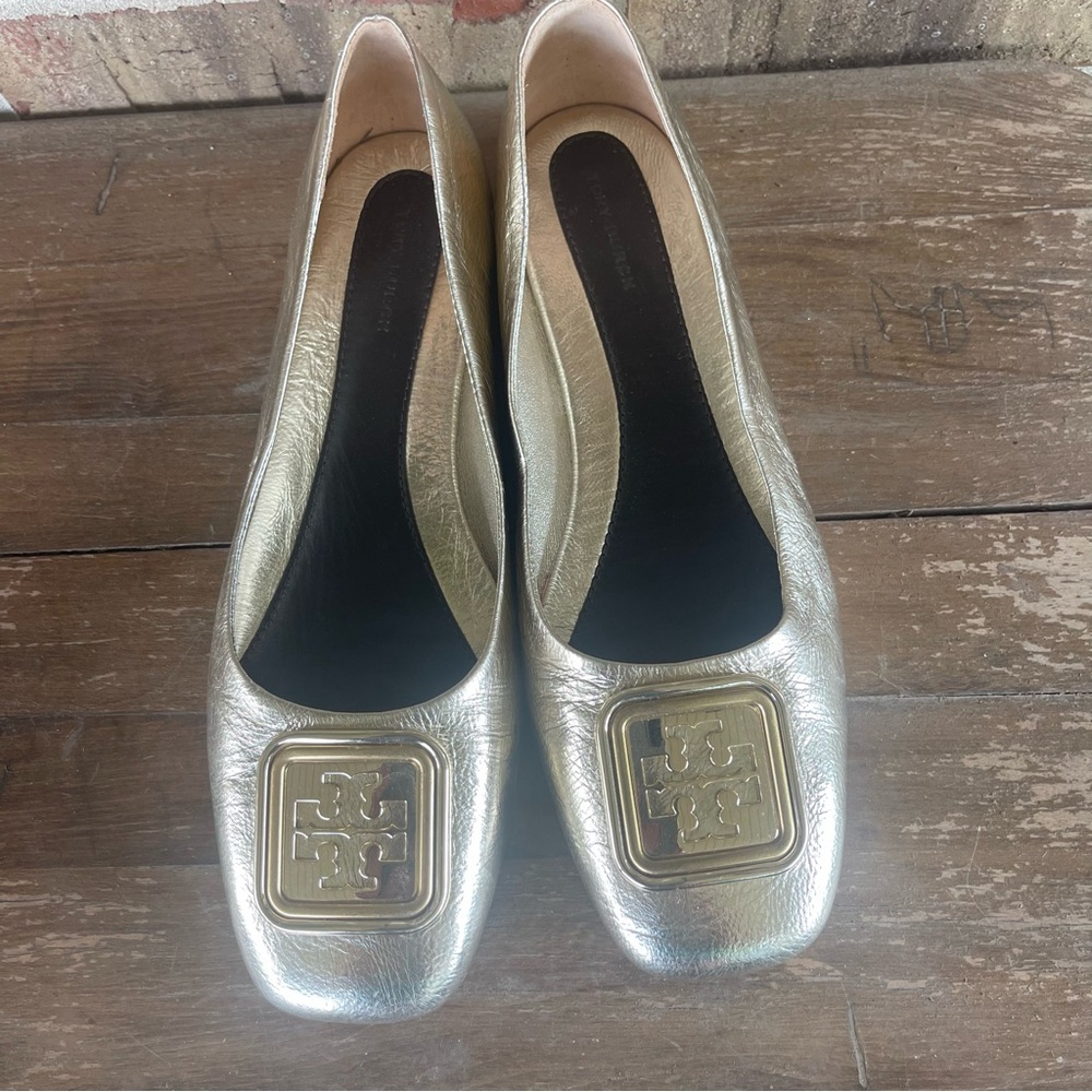 Tory Burch Georgia Ballet Flat Size 8.5 sb3 - Picture 7 of 10